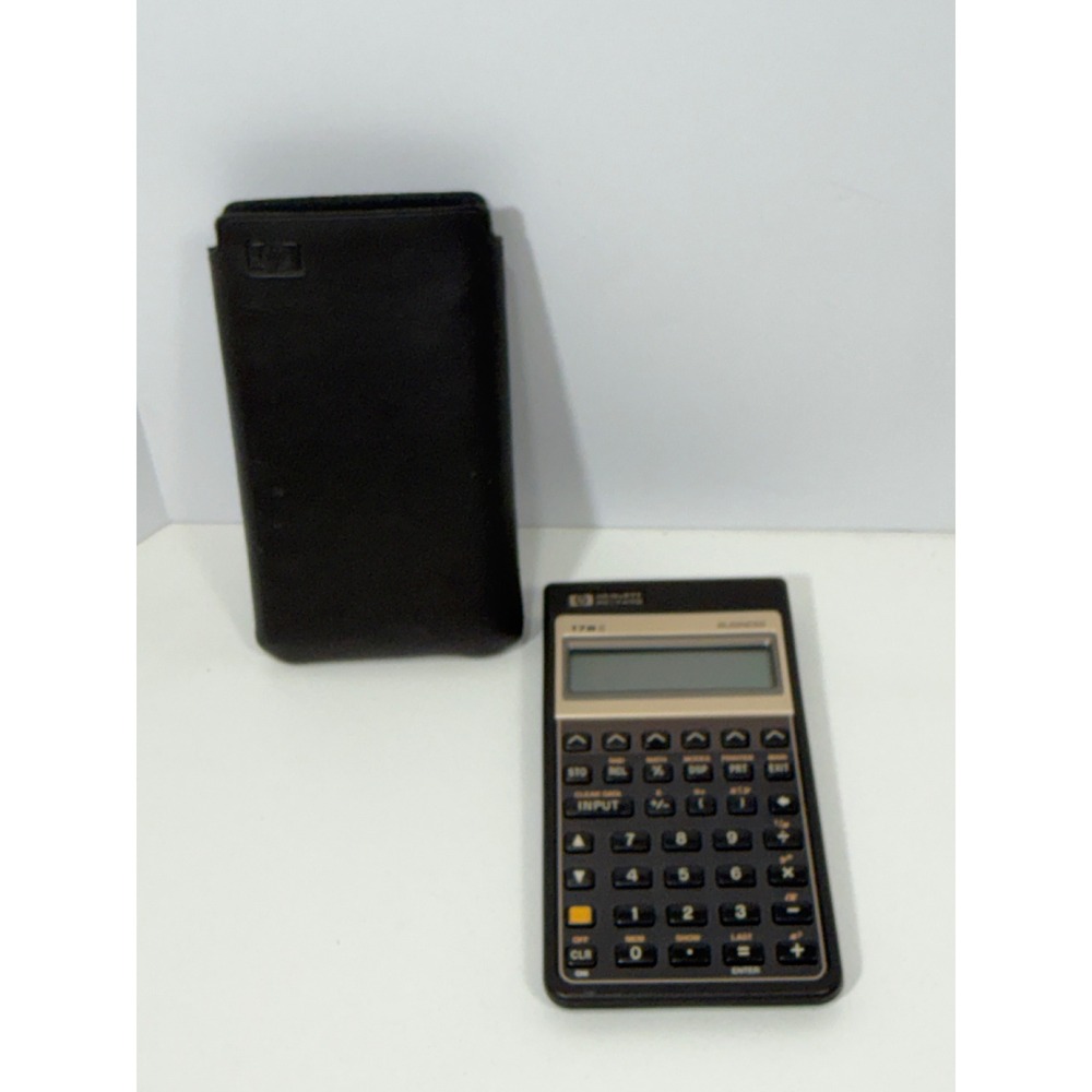 Hewlett Packard HP 17B II Business Financial Calculator w Black Case  NO battery